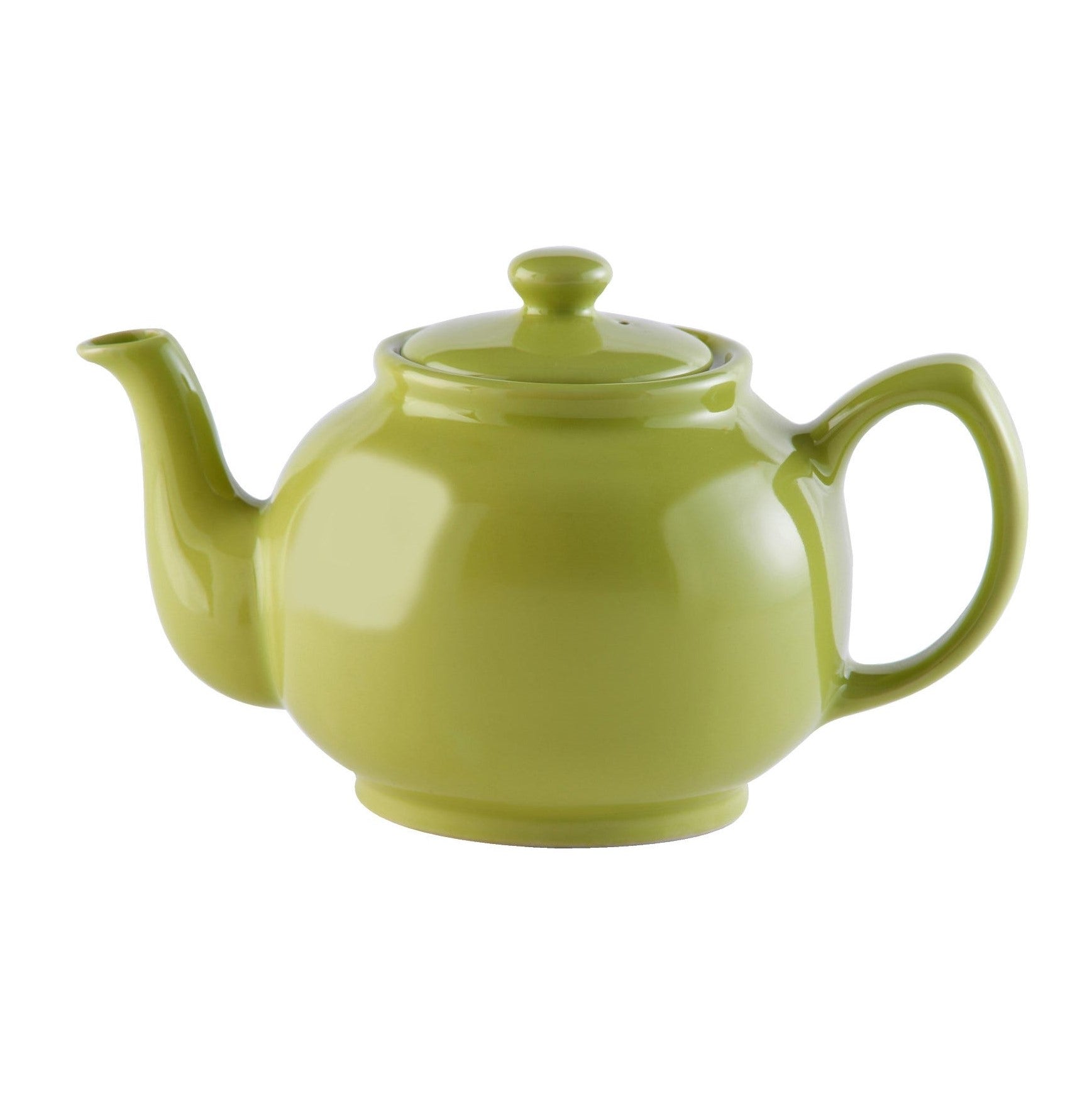 6 Cup Teapot 1100ml Bright Green Stoneware