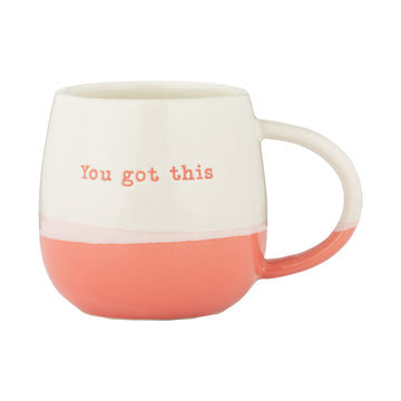 4Pcs 340ml Porcelain Mug You Got This Ceramic Tea Cup