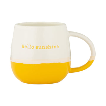 340ml Porcelain Mug Hello Sunshine Ceramic Tea Cup