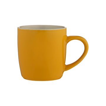 4Pcs 330ml Mustard Ceramic Mug
