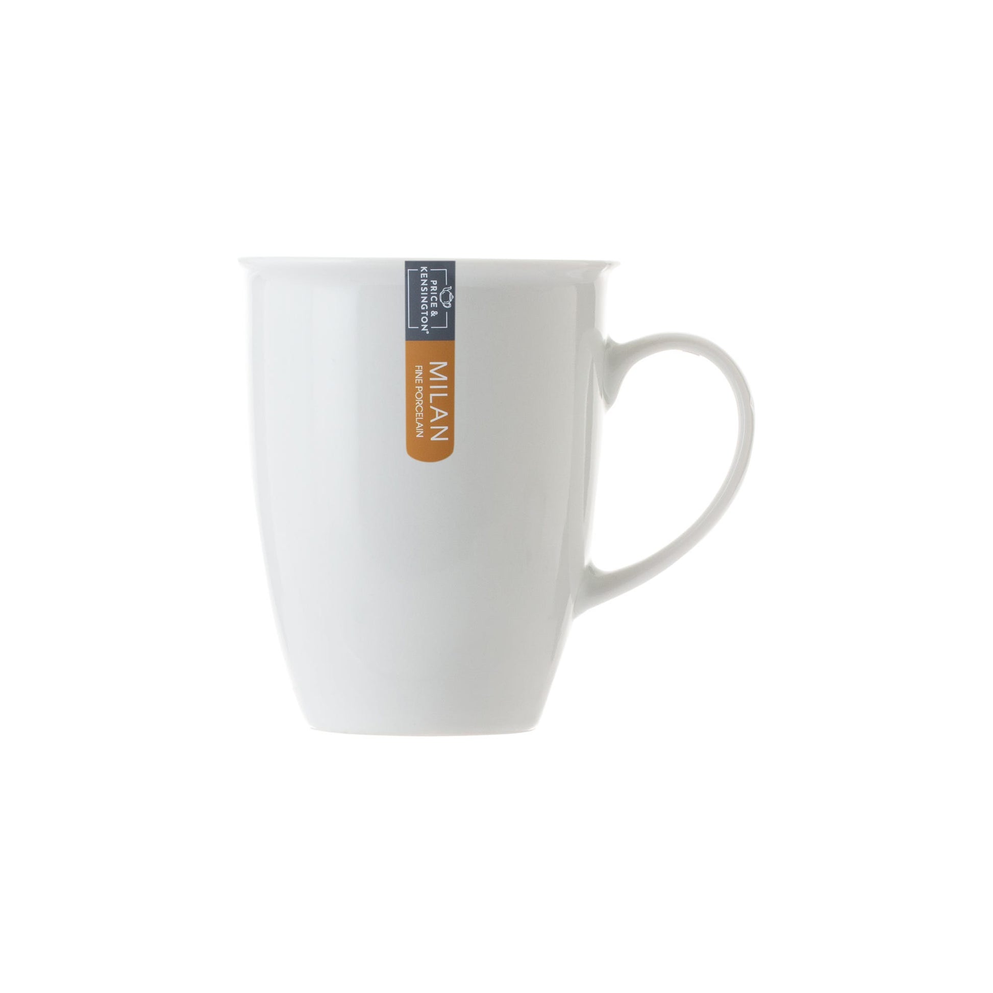 Milan 300ml White Fine Porcelain Mug
