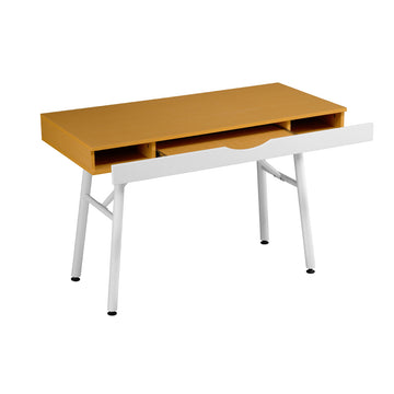 Desk Table W/ Pull Out Shelf Drawer