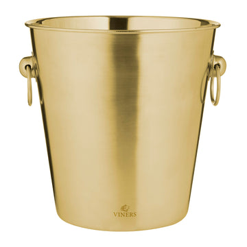 Barware 4L Gold Single-Walled Cooler Ice Bucket