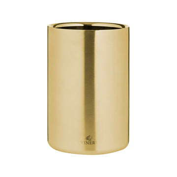 Barware 1.3L Gold Double Walled Cooler Insulated