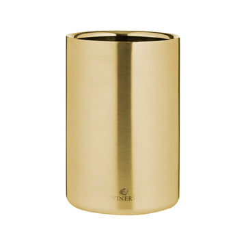 3Pcs Barware 1.3L Gold Double Walled Insulated Cooler