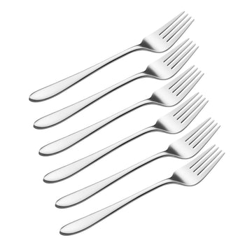 6Pcs Viners Eden Range Stainless Steel Table Fork