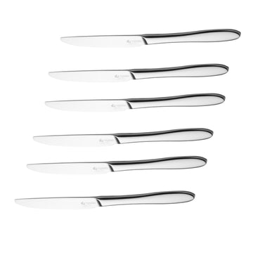 6Pcs Viners Eden Range Stainless Steel Table Knife