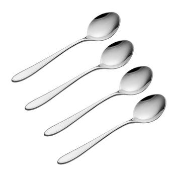 4Pcs Viners Eden Range Stainless Steel Dessert Spoon