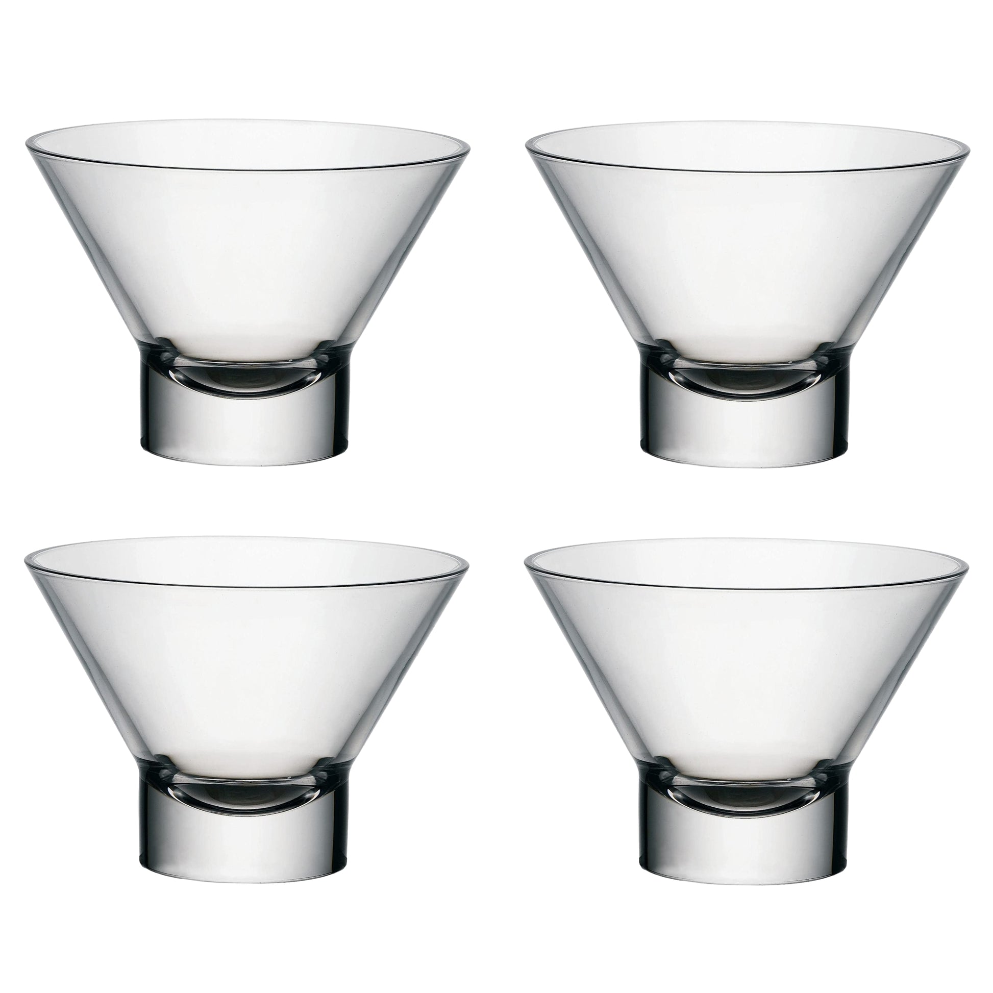 4Pcs Bormioli Rocco Ypsilon Dessert Bowls