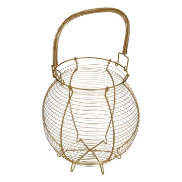Hygge Gold Egg Basket