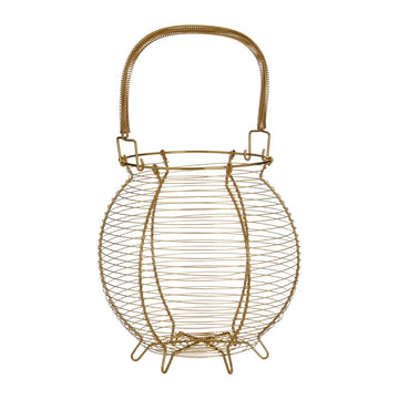 Hygge Gold Egg Basket