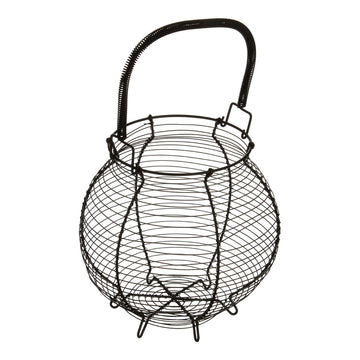 Hygge Matte Black Egg Basket