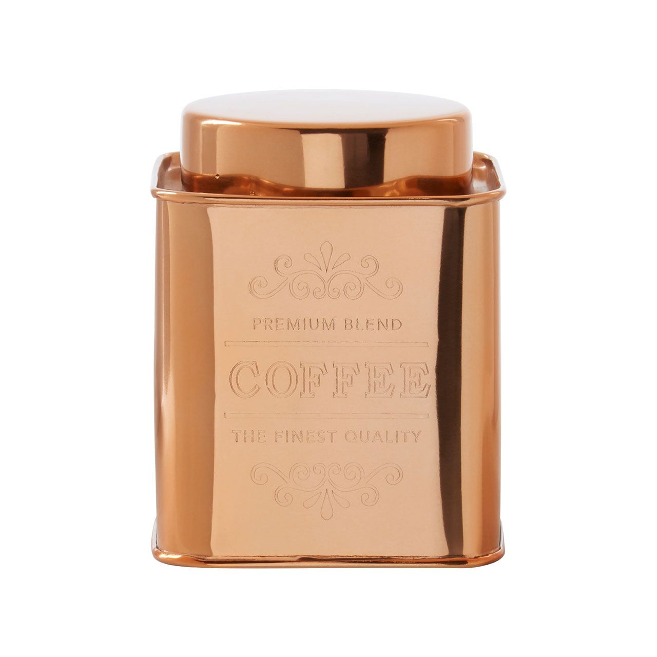 Chai Copper Finish Coffee Canister