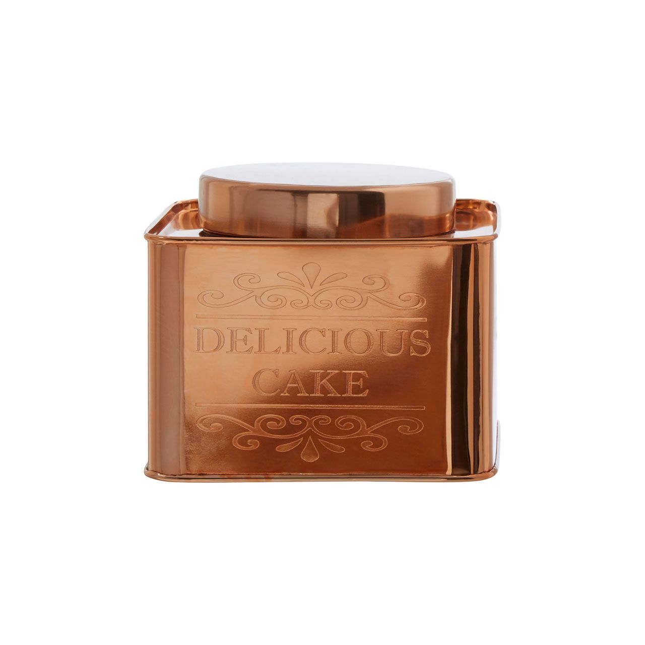 Chai Copper Finish Cake Canister