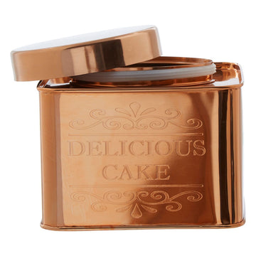 Chai Copper Finish Cake Canister
