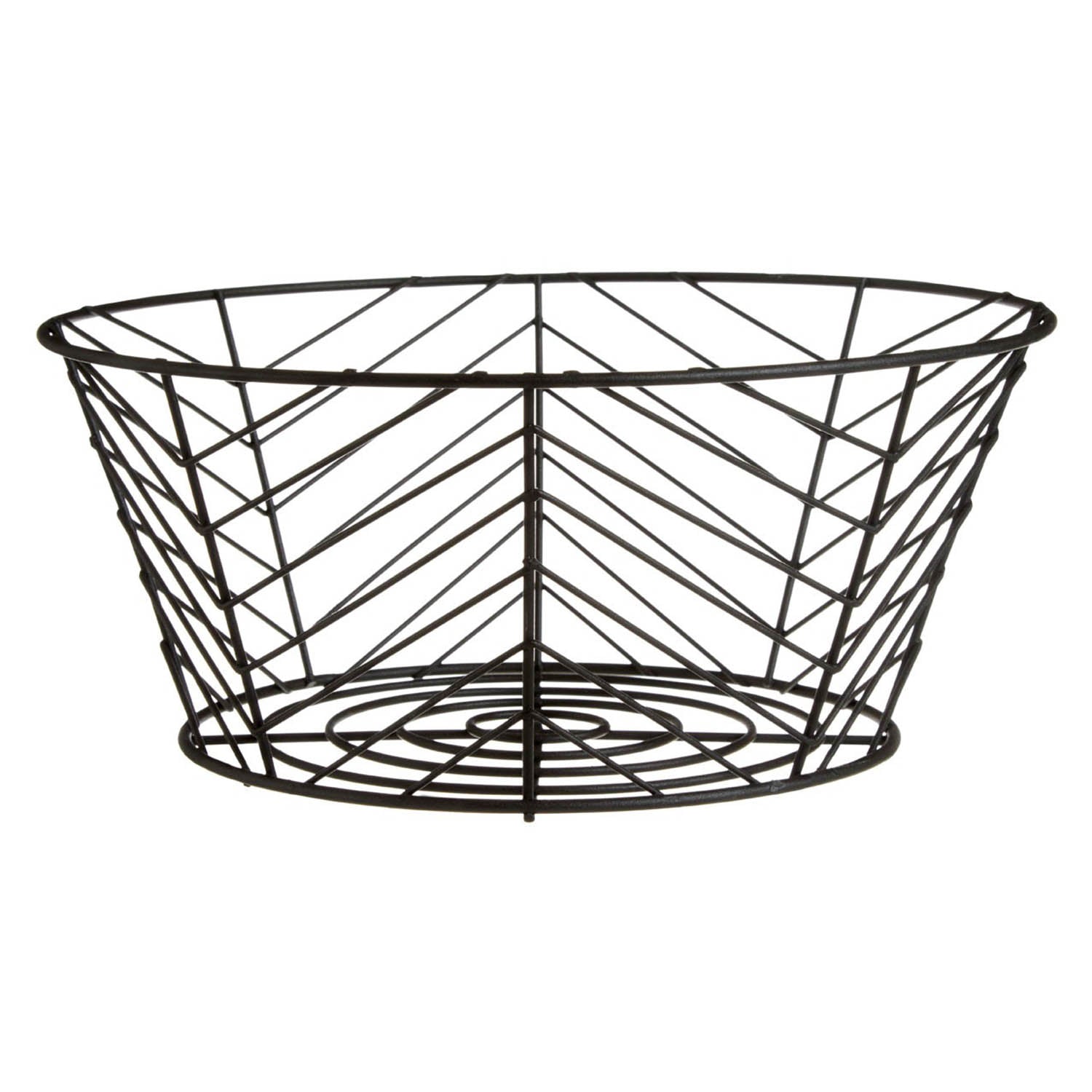 Vertex Black Metal Fruits Vegetables Rack Basket