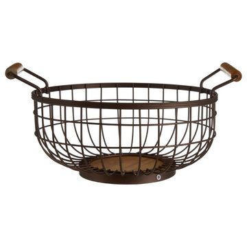 Verex Bronze Metal Vegetable Basket