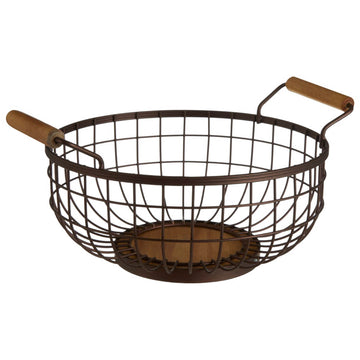 Verex Bronze Metal Vegetable Basket