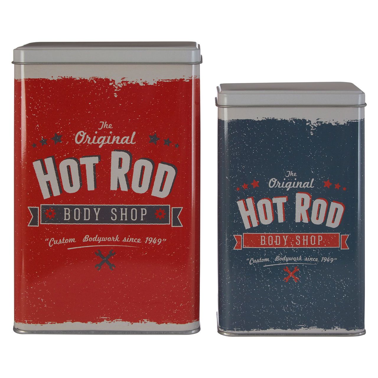 Set of 2 Hot Rod Storage Canisters