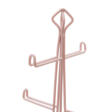 Vertex Iron Wire Frame Pink 6 Mugs Tree Rack