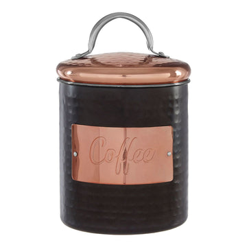 700ml Hammered Stainless Steel Coffee Storage Jar