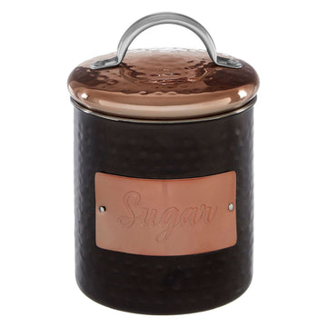 700ml Hammered Stainless Steel Sugar Storage Jar