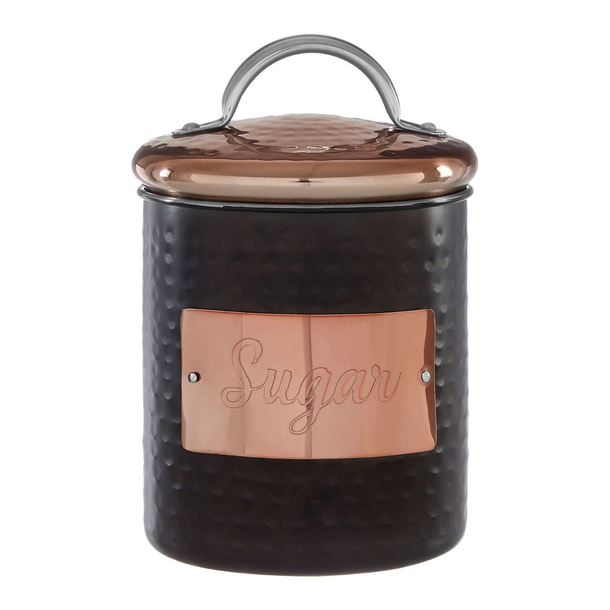 700ml Hammered Stainless Steel Sugar Storage Jar