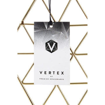 22cm Gold Vertex Iron Trivet Heat Resistant Pot Holder