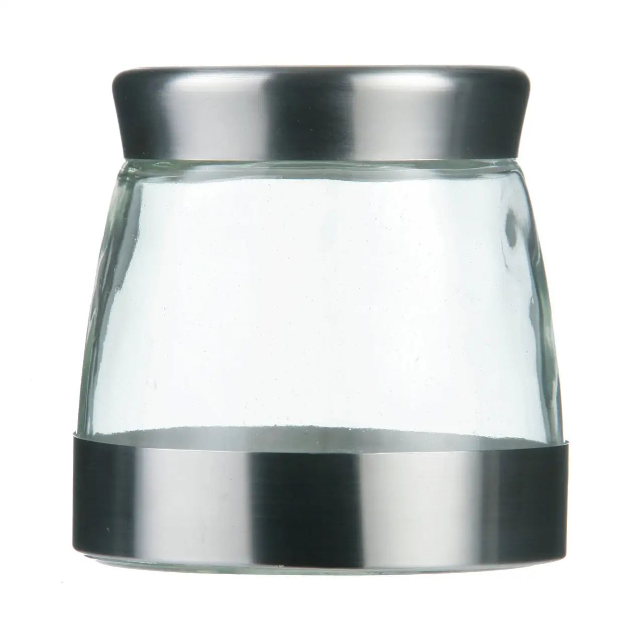850ml Small Glass Coffee Tea Sugar Canister With Lid