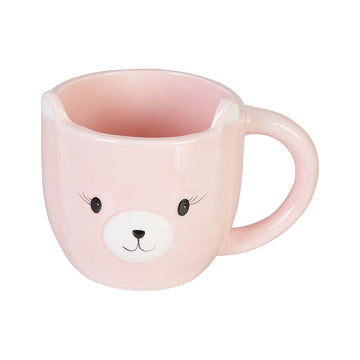 2pcs Gigil 360ml Cute Bear Face Novelty Mug