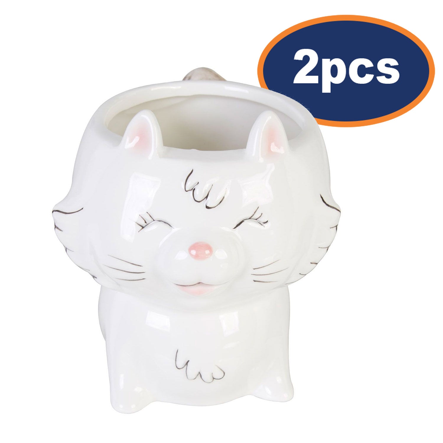 2pcs Gigil 350ml Cat Novelty Mug