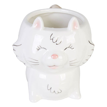 2pcs Gigil White Cats Novelty Coffee Mugs