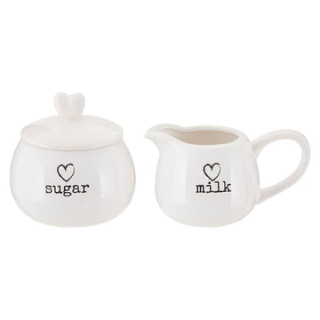 Charm Milk & Sugar Set White