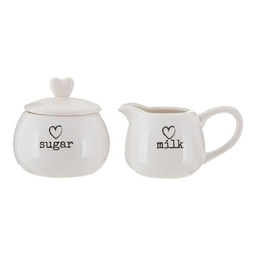 Charm Milk & Sugar Set White