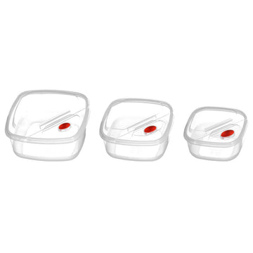 3-Piece Kuda Plastic Food Containers Set