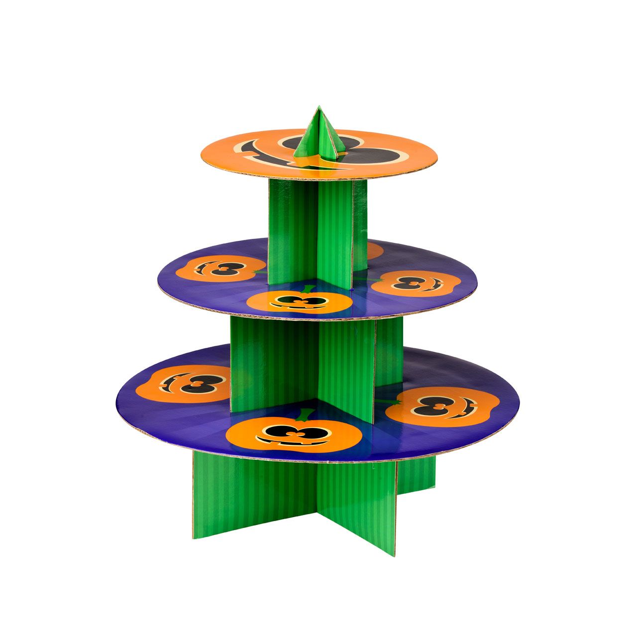 3 Tier Cake Stand Pumpkin (Cardboard)