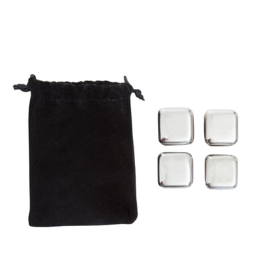 Padrin Set Of 4 Stainless Steel Whisky Stones