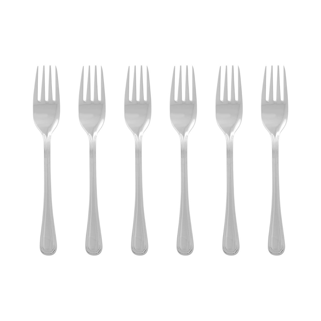 Set of 6 Classic Cake Fork