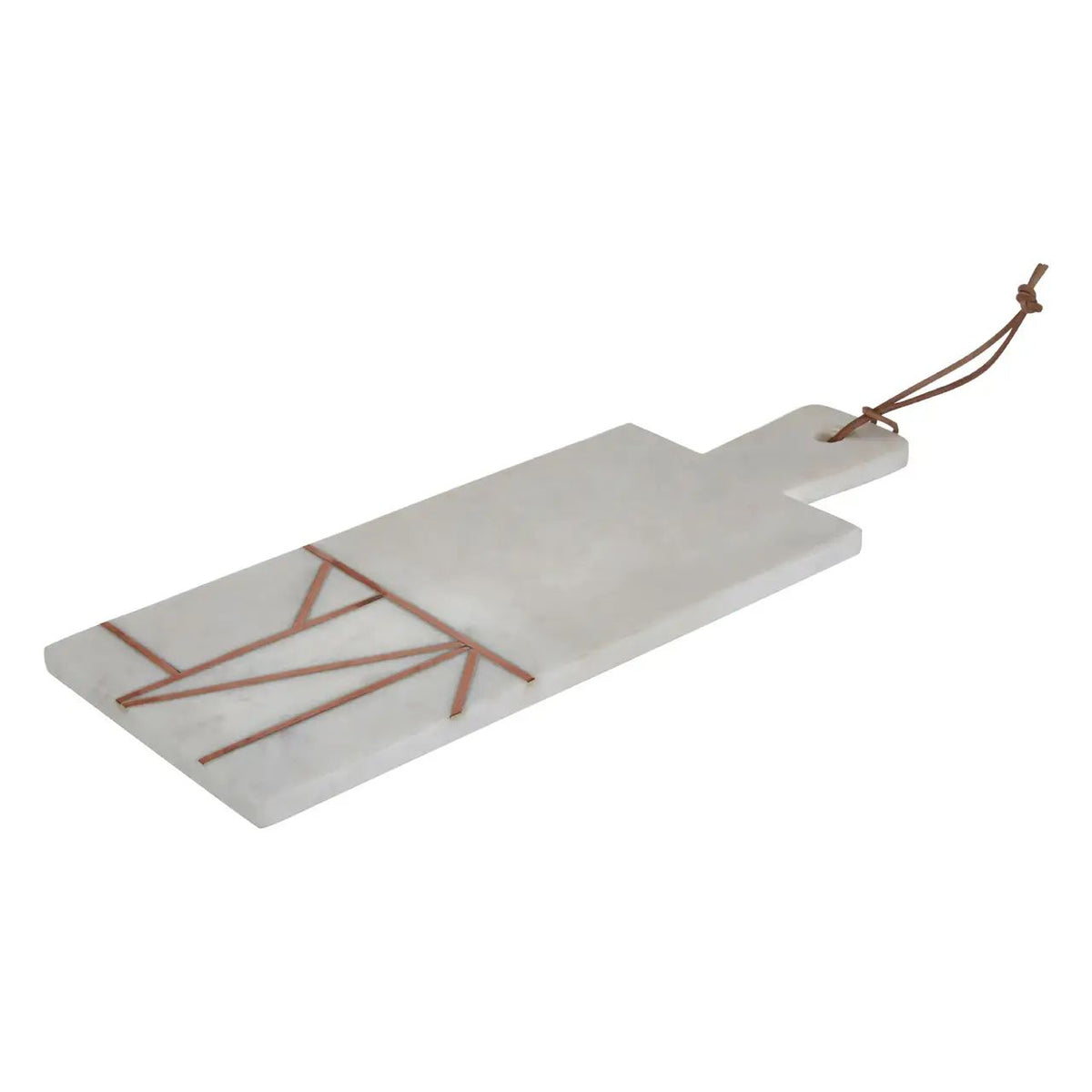 Marenzo White Marble & Copper Inlay Paddle Board