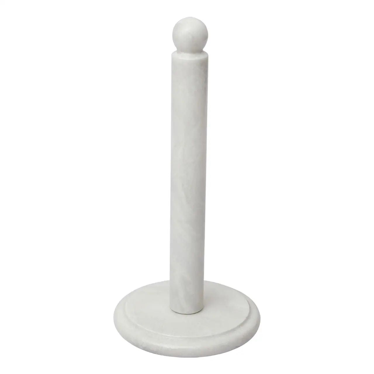 White Marble Freestanding Kitchen Paper Towel Holder