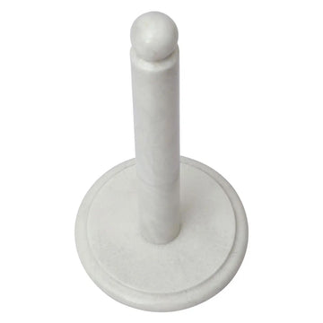 White Marble Freestanding Kitchen Paper Towel Holder