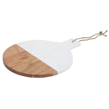 Marenzo Large Marble & Acacia Wood Paddle Board