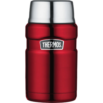 Thermos 710ml Red Food Vacuum Flask