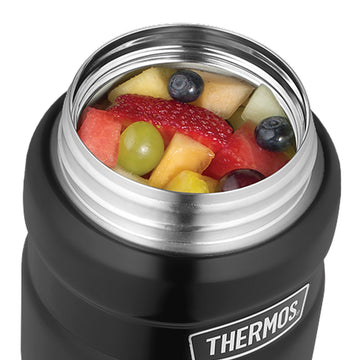 Thermos 710ml Matt Black Food Flask