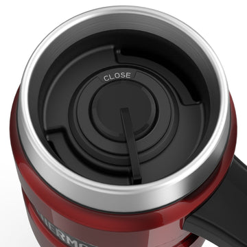 Thermos 470ml Red Vacuum Flask with Handle