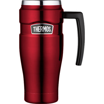 Thermos 470ml Red Vacuum Flask with Handle