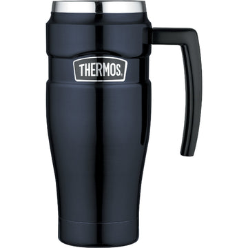 Thermos 470ml Midnight Blue Vacuum Flask with Handle