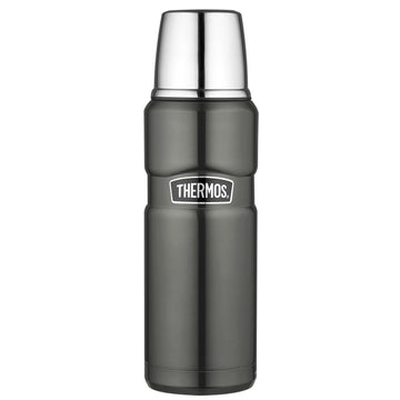 Thermos 470ml Gun Metal Grey  Vacuum Flask