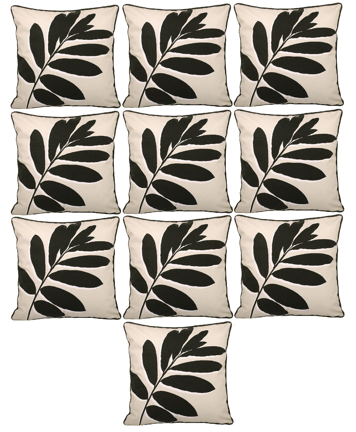 10pc Outdoor Cushion Cover Natural