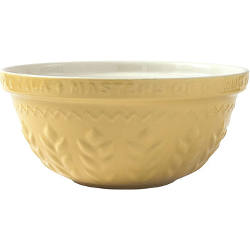 Yellow Ceramic Round Mixing Bowl